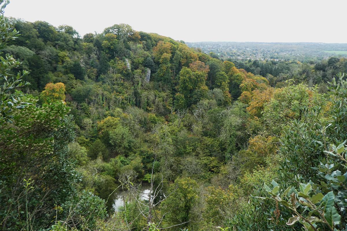 View south from the Lookout at the Castle