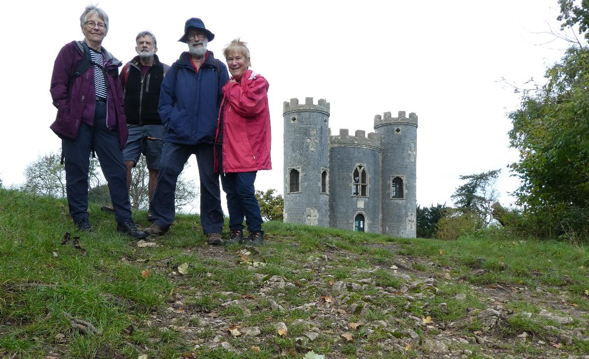 The walkers with tiny castle