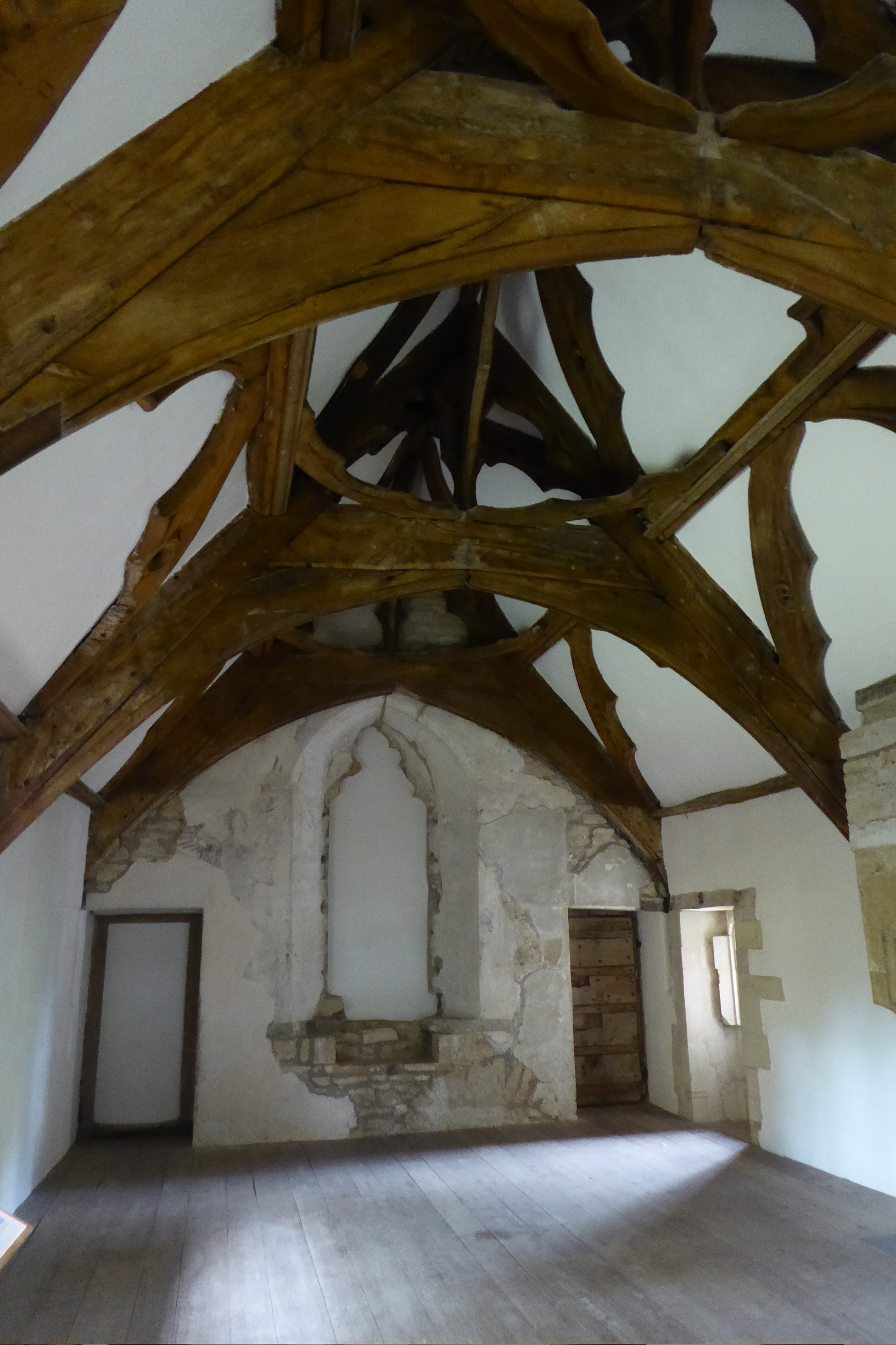 Rafters at Fiddleford Manor